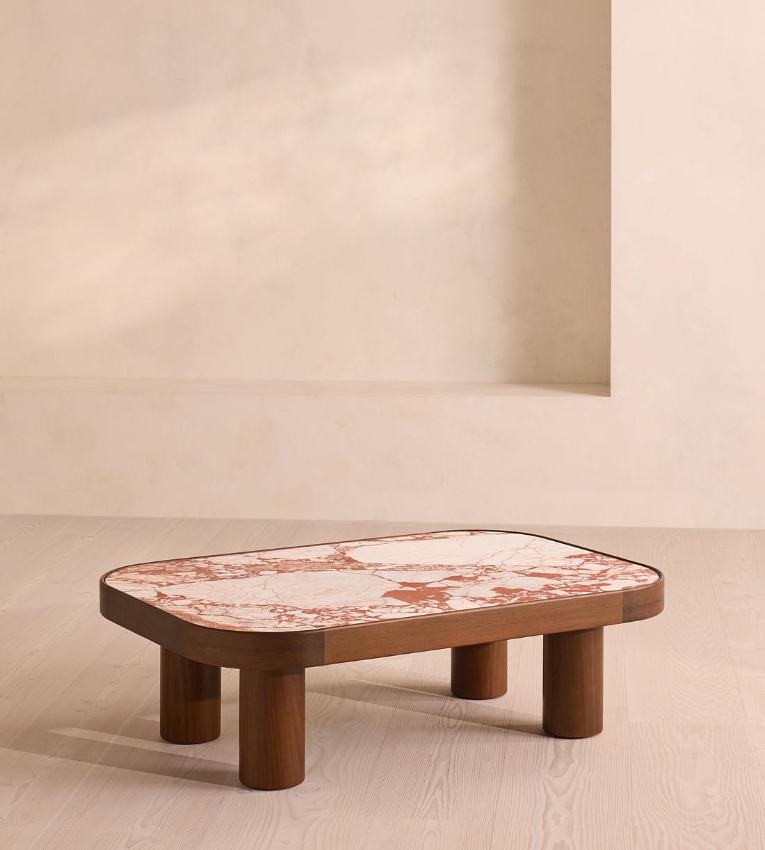Sylvan Outdoor Coffee Table, Bulgari Marble