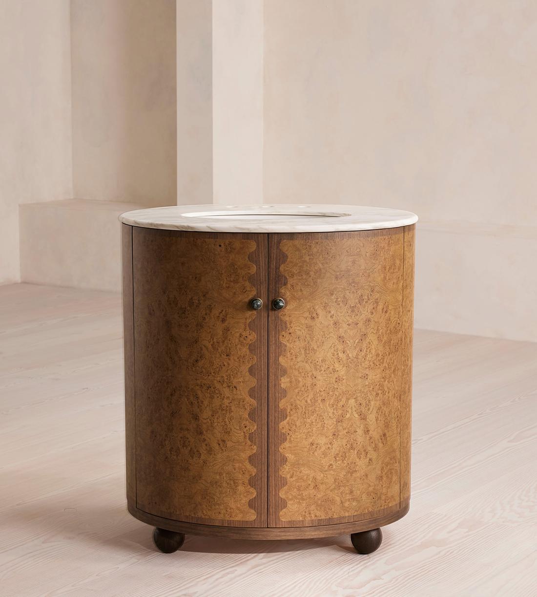 Esperanza Single Vanity, Calcutta Aura Marble