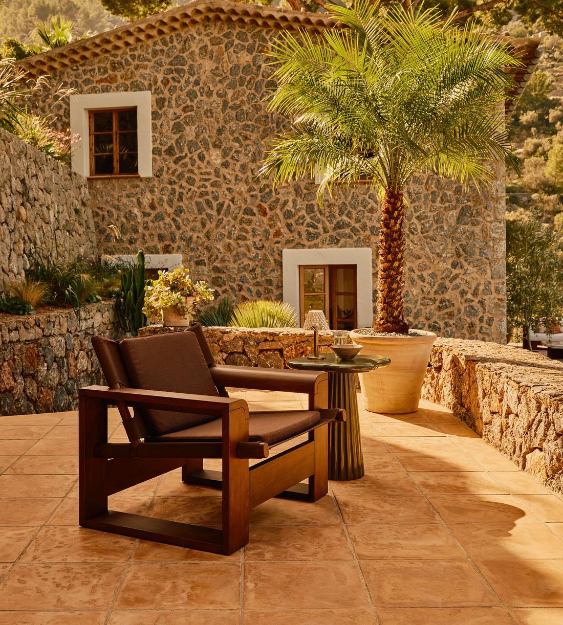 Gabriel Outdoor Armchair, Chocolate, US