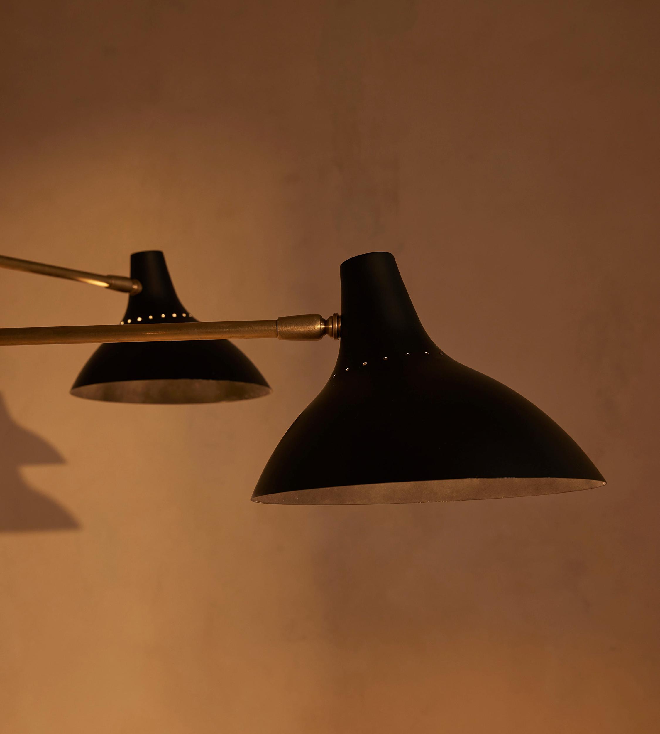 英90sヴィンテージランプ Olivers社製 ミッドセンチュリー Oliver Mid Century Chandelier, US