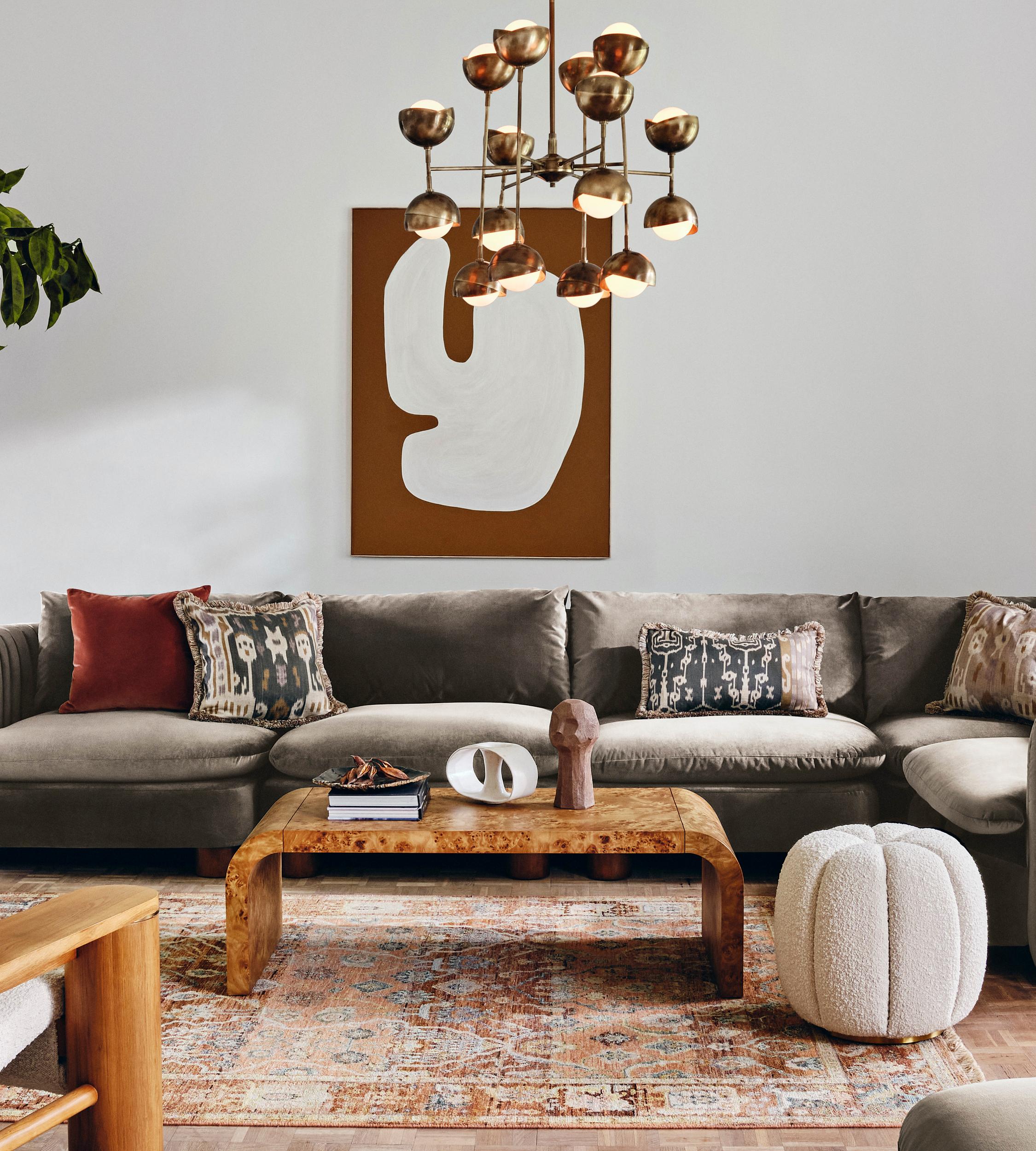 Wallace Coffee Table, Mappa Burl