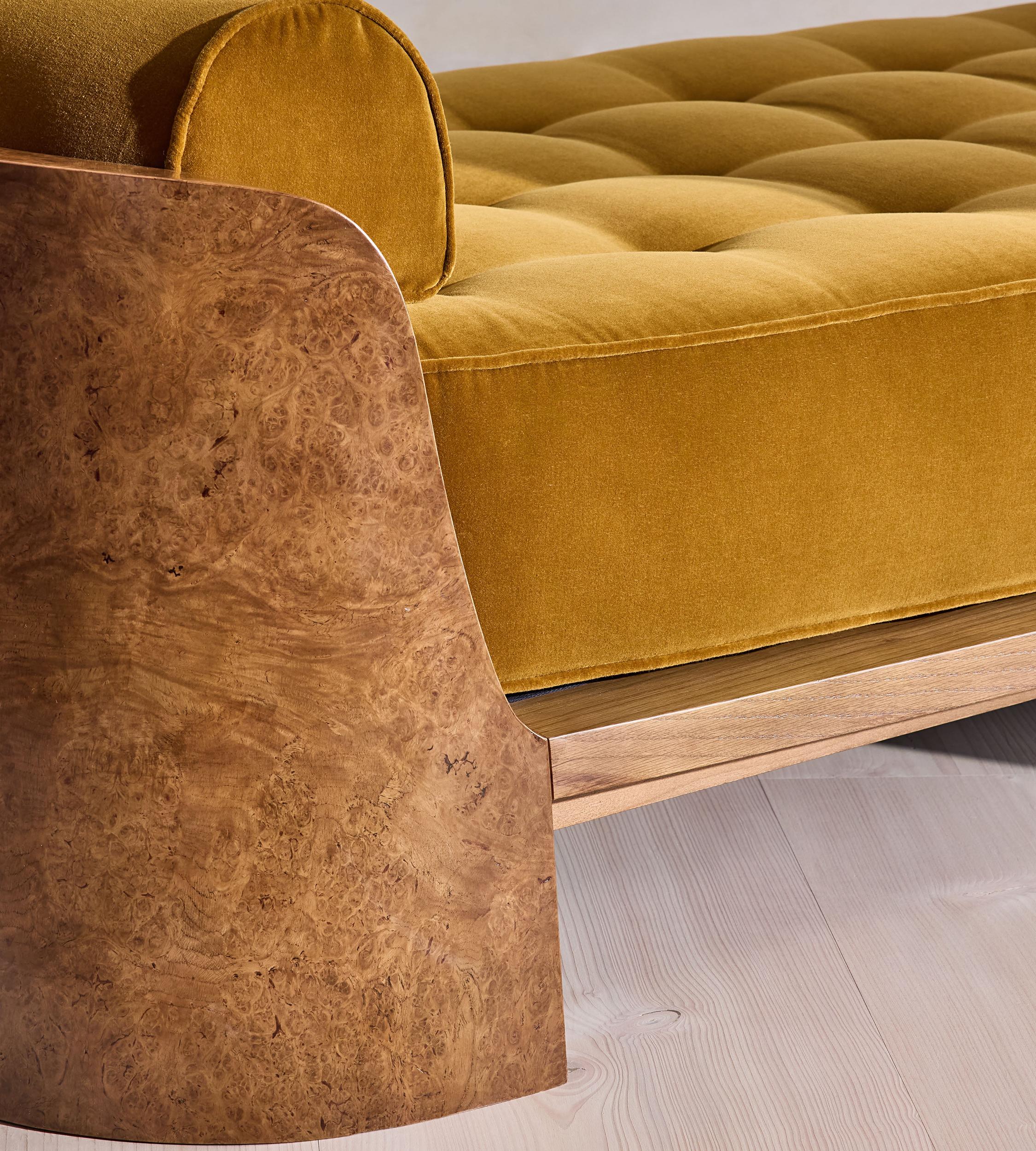Heidi Daybed, Velvet, Mustard, US