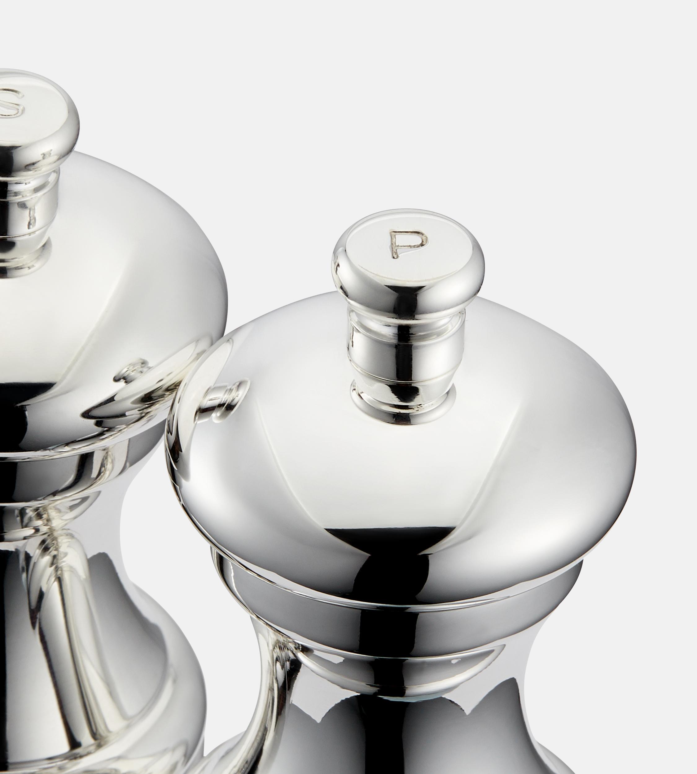 Audley Silver Salt & Pepper Grinders | Dining Silverware | Soho Home
