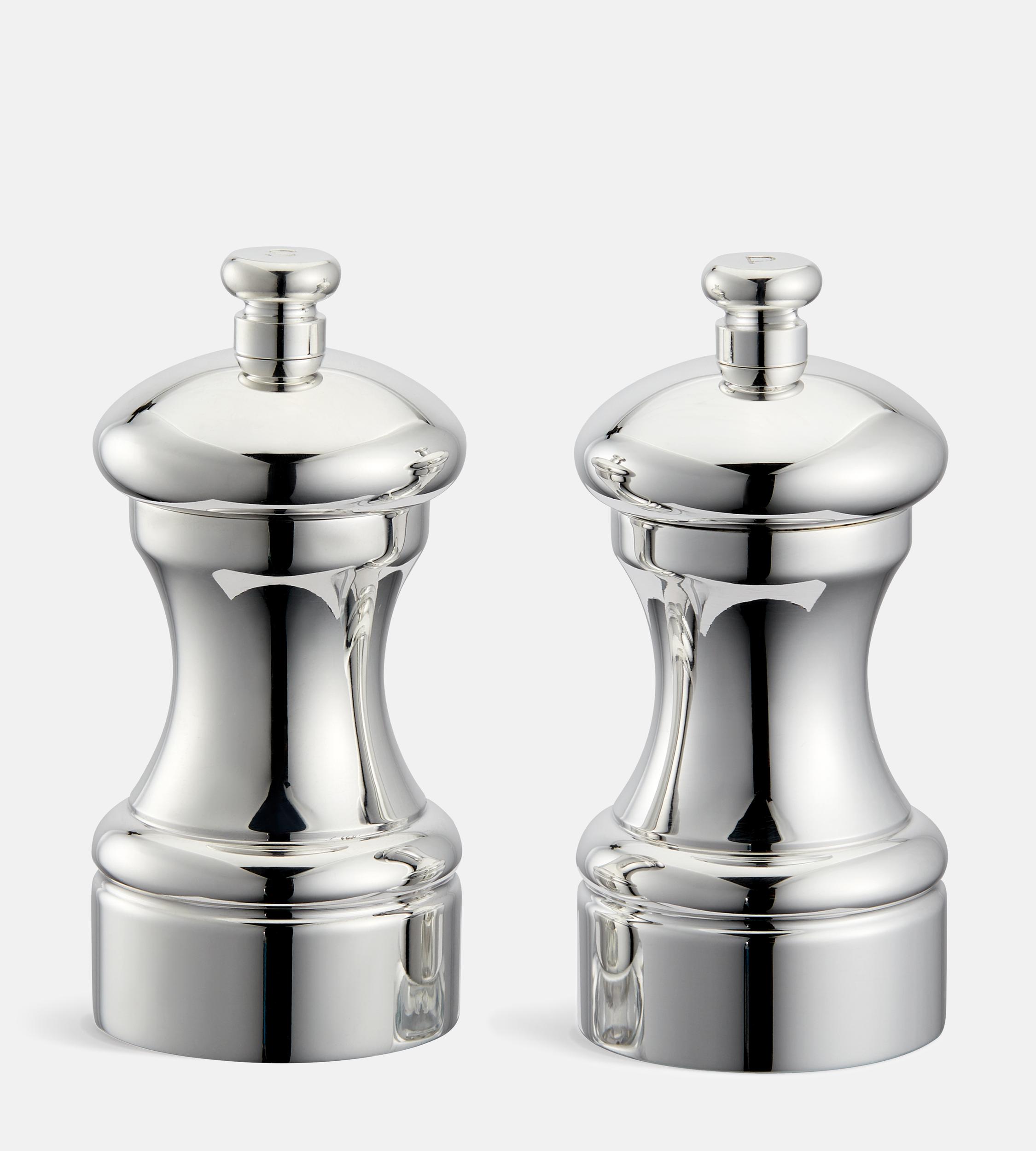 Audley Silver Salt & Pepper Grinders | Dining Silverware | Soho Home