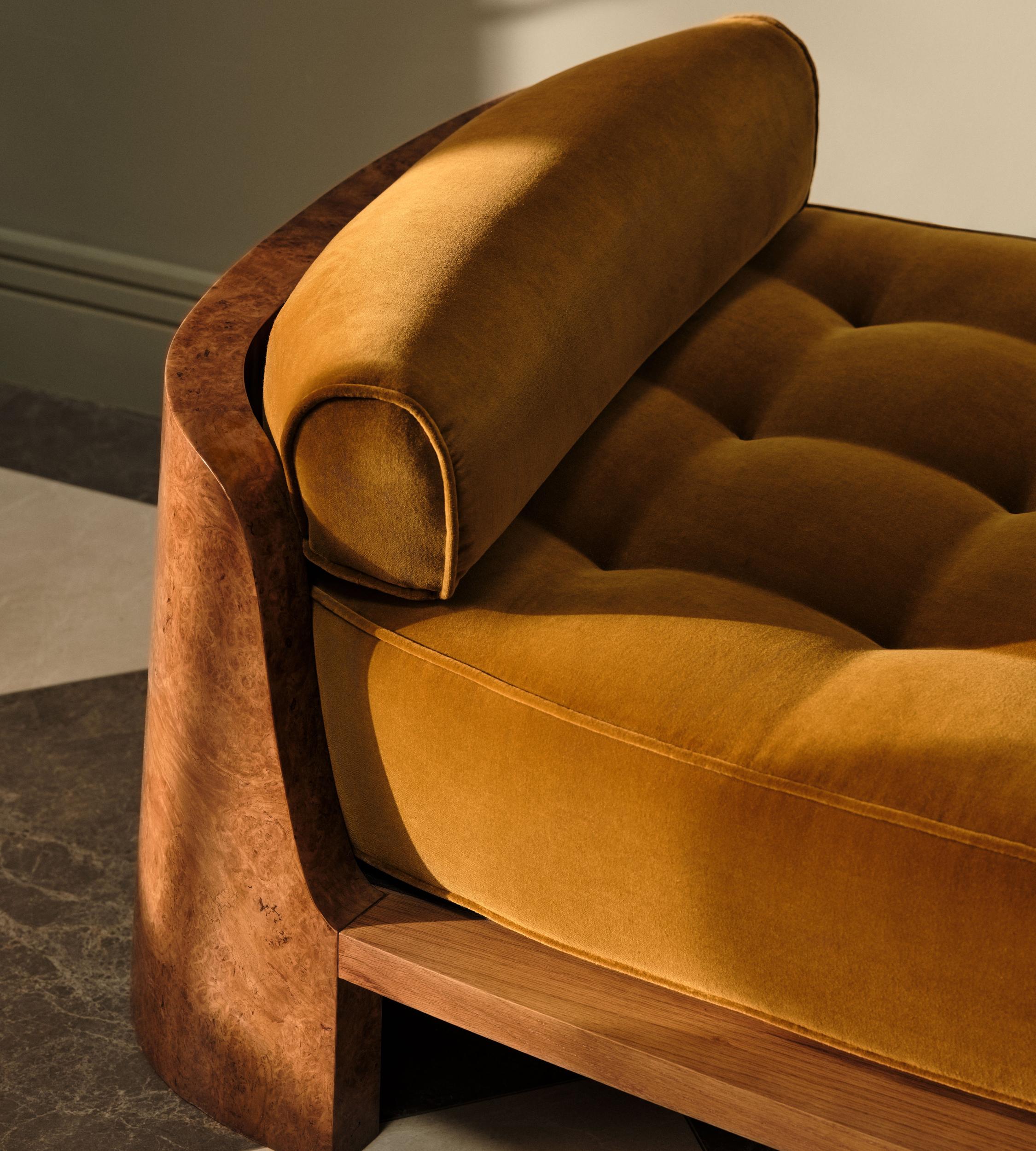 Heidi Daybed, Velvet, Mustard, US