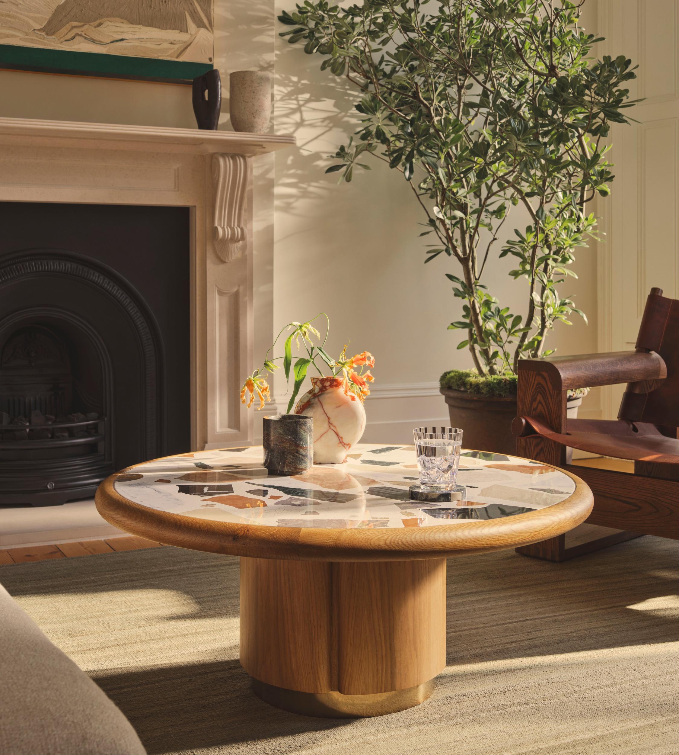 Santos Coffee Table, Terrazzo