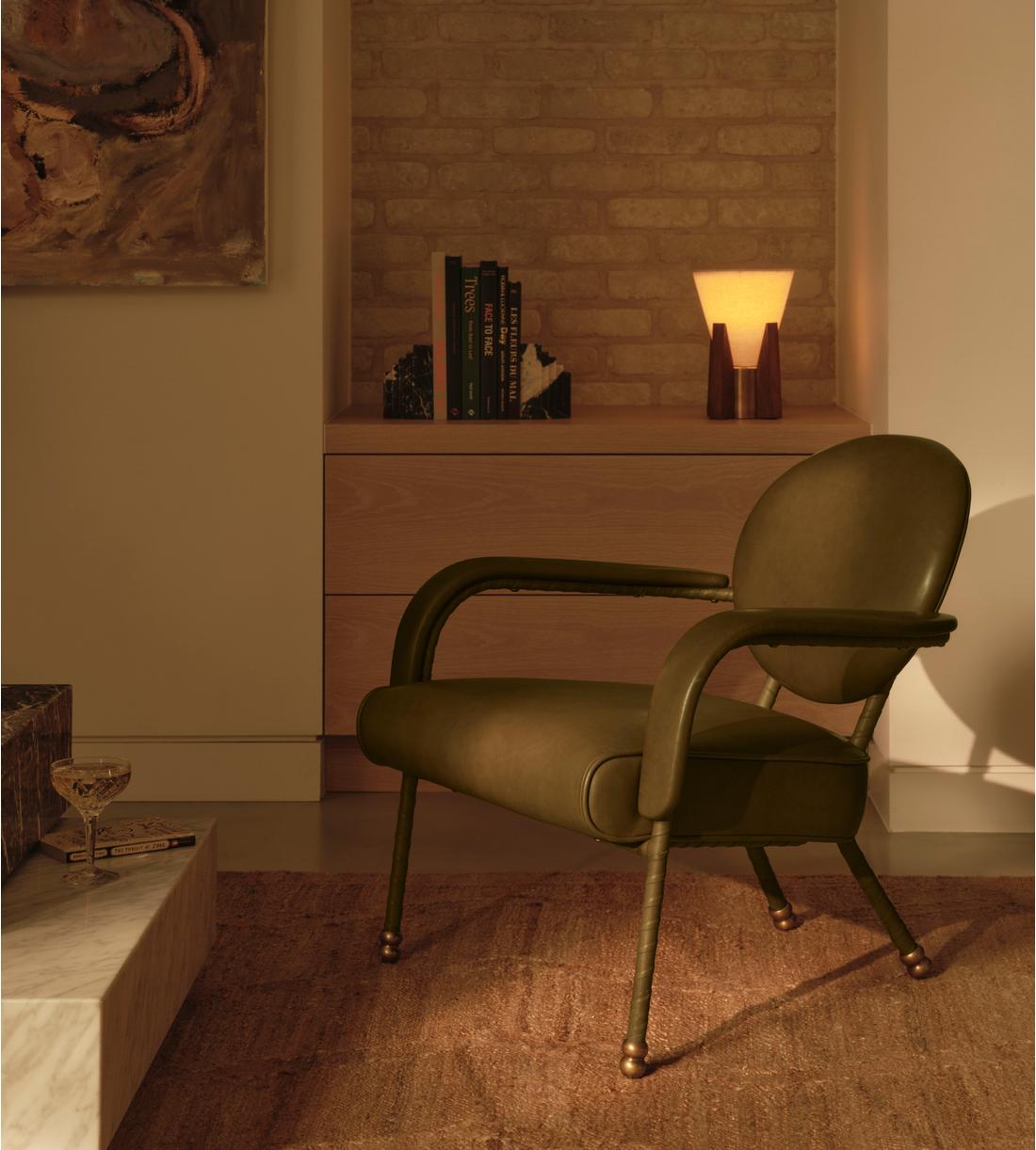 Milo Armchair - Leather - Moss US - Lifestyle - Image 2