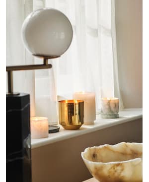 Verona Fig Verde Candle - Onyx Marble Small 135g - Hover Image
