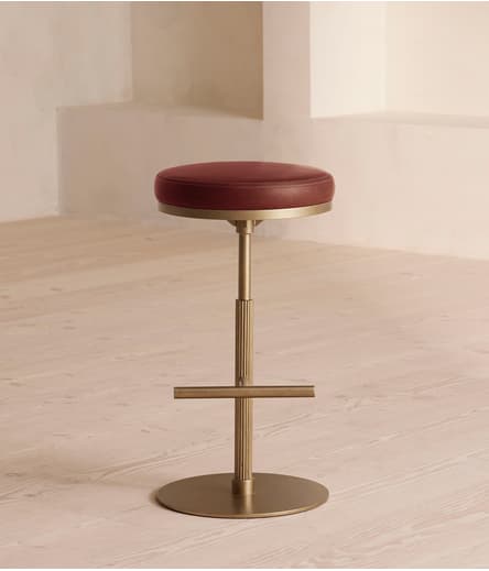 Athos Bar Cart - Calacatta Aura Marble & Oak Burl