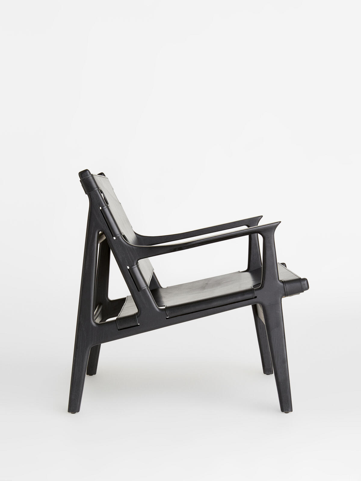 Sagrada Chair, Black Leather Soho Home