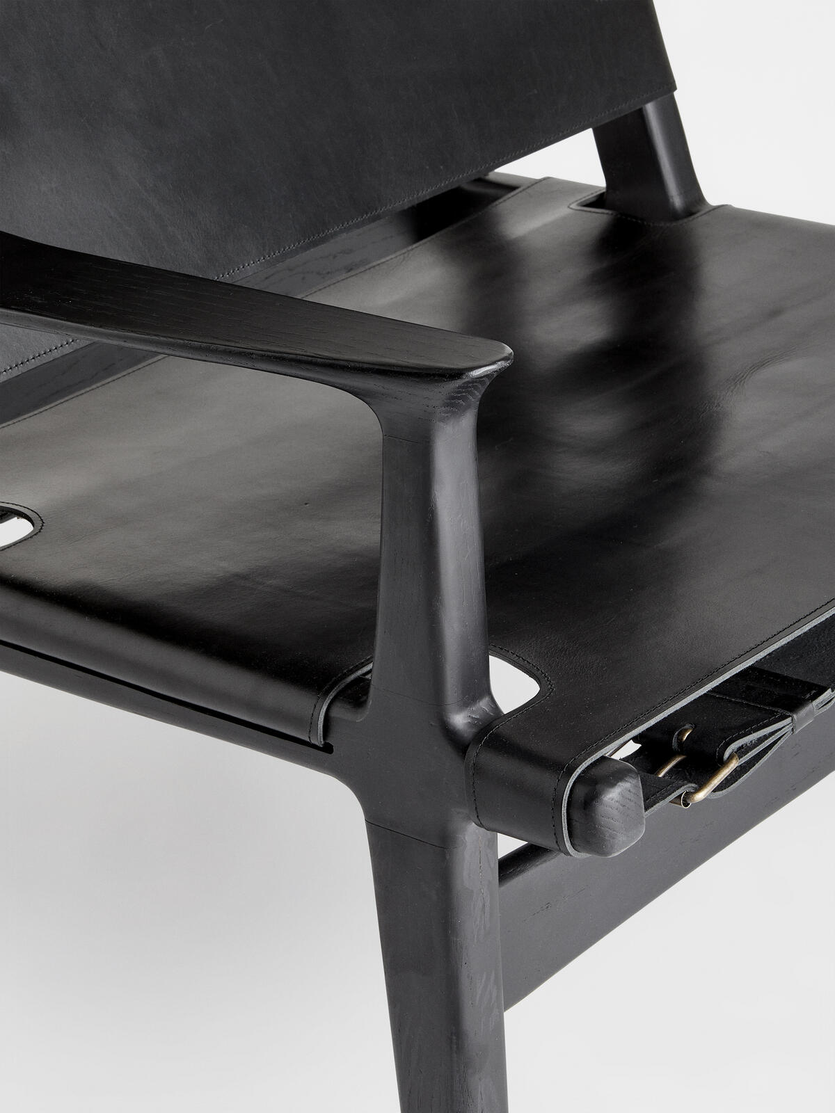 Sagrada Chair, Black Leather Soho Home