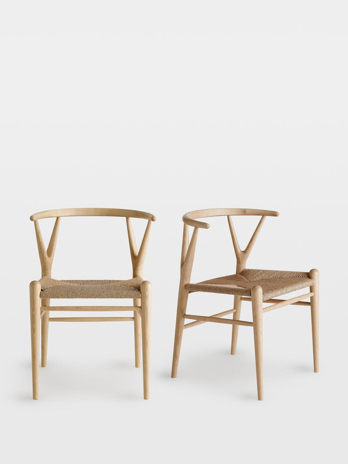 Pair of Sitwell Dining Chairs Natural US - Soho Home