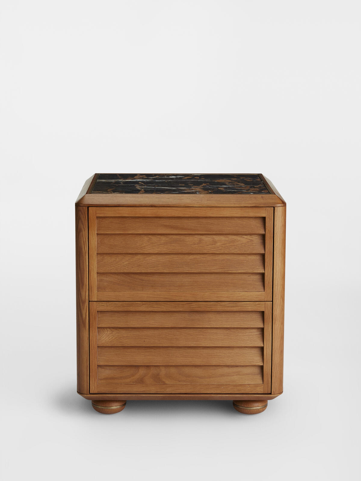 Lucia Bedside Table, Michelangelo Marble Soho Home
