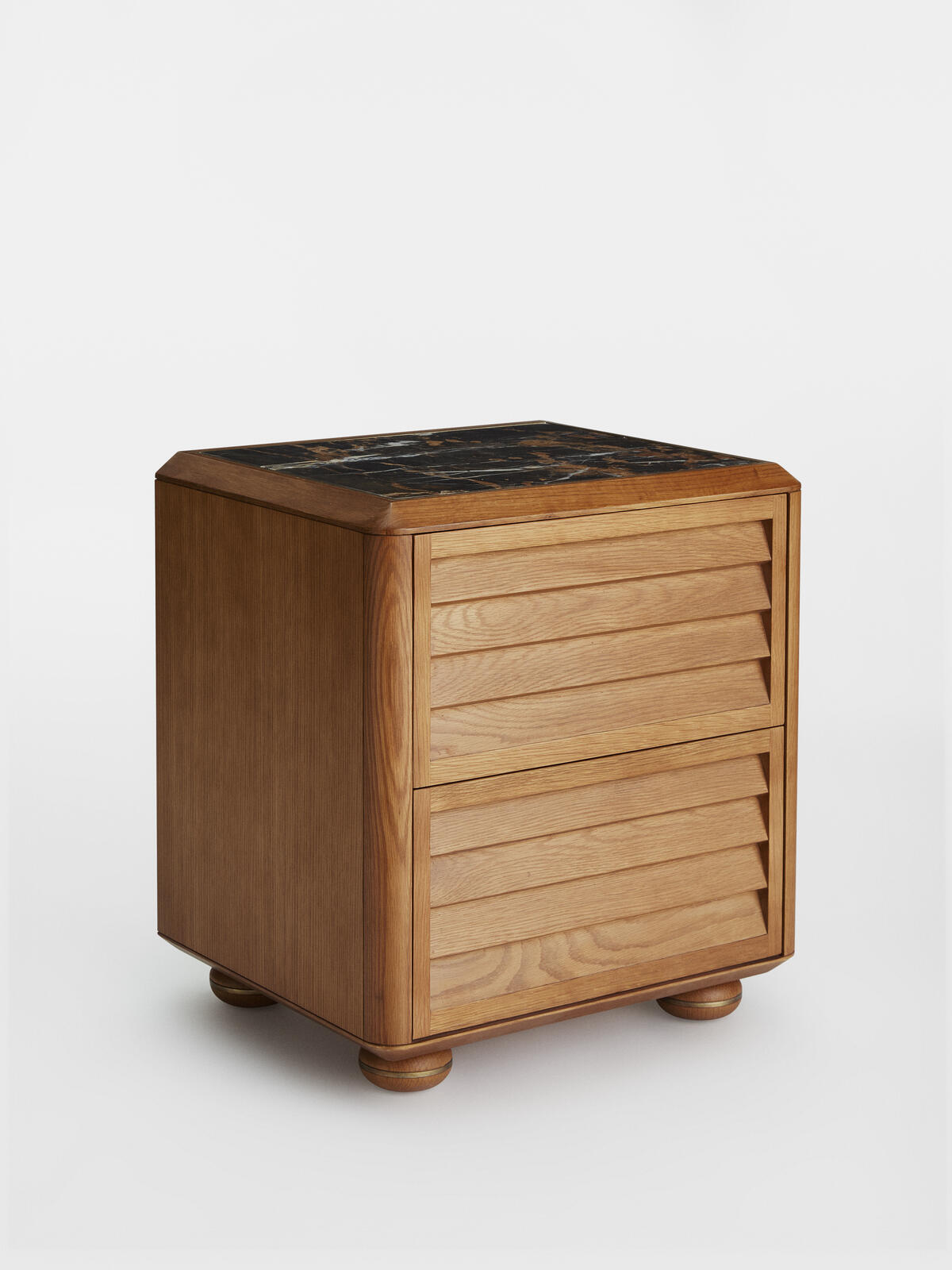 Lucia Bedside Table, Michelangelo Marble Soho Home