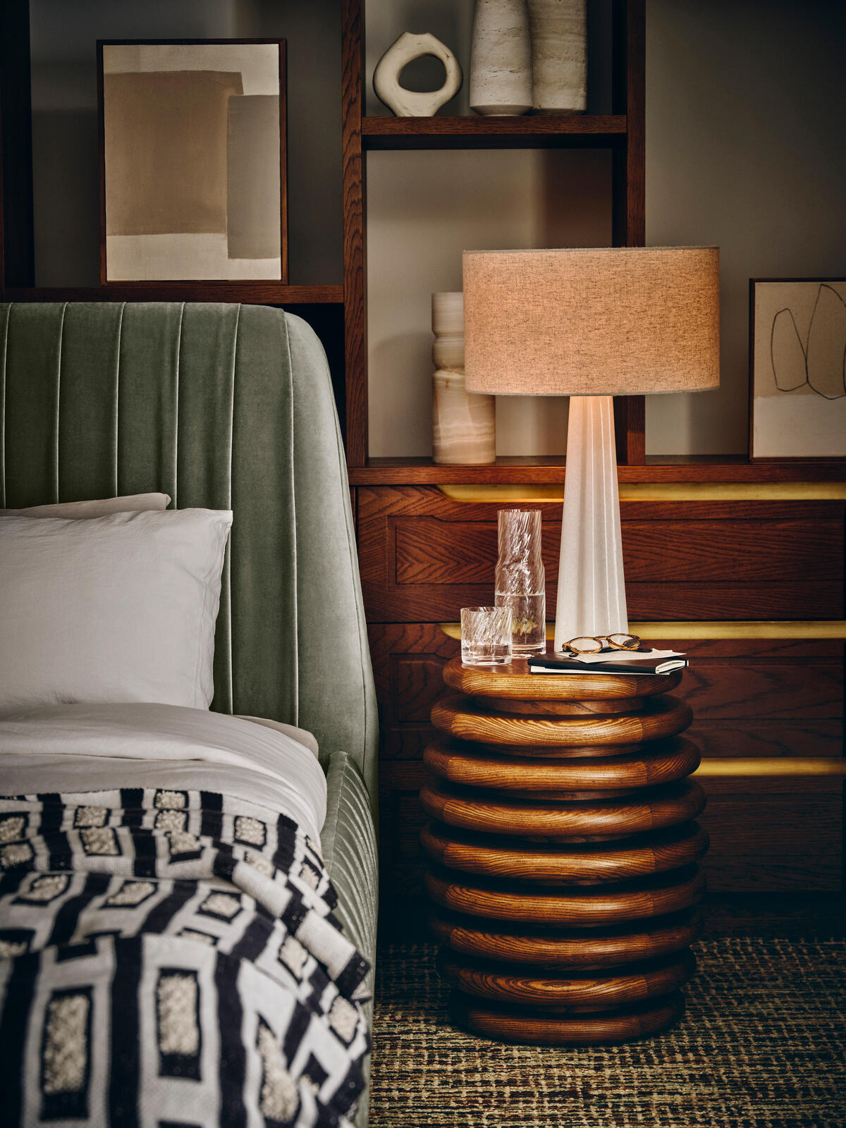 Lenny Side Table, Mid Tone Soho Home