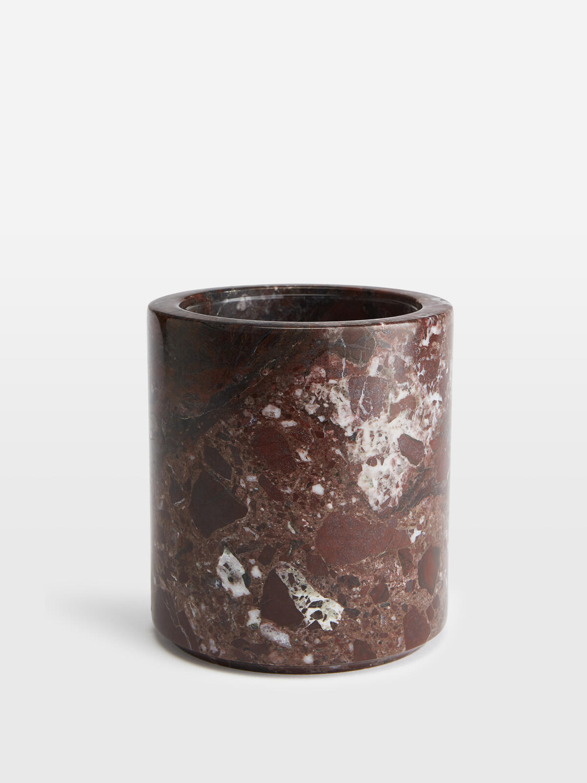 Pavel Red Marble Ice Bucket Soho Home