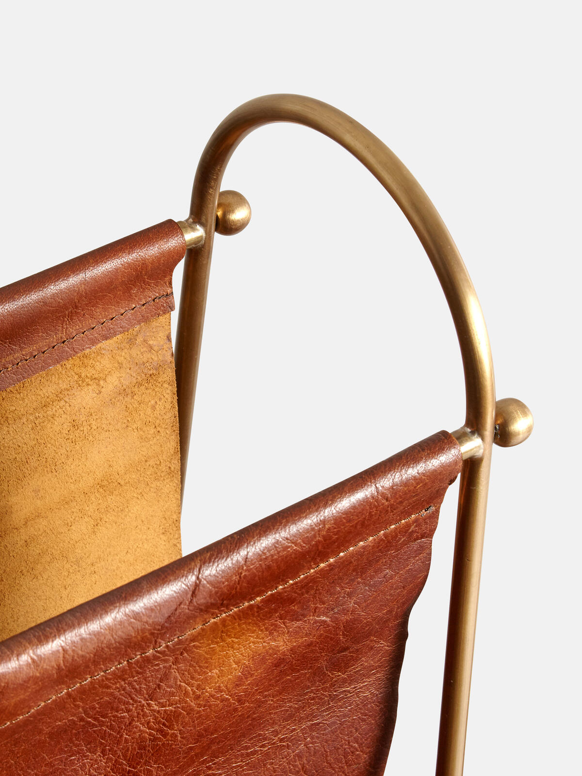 Meard Leather Magazine Holder Soho Home