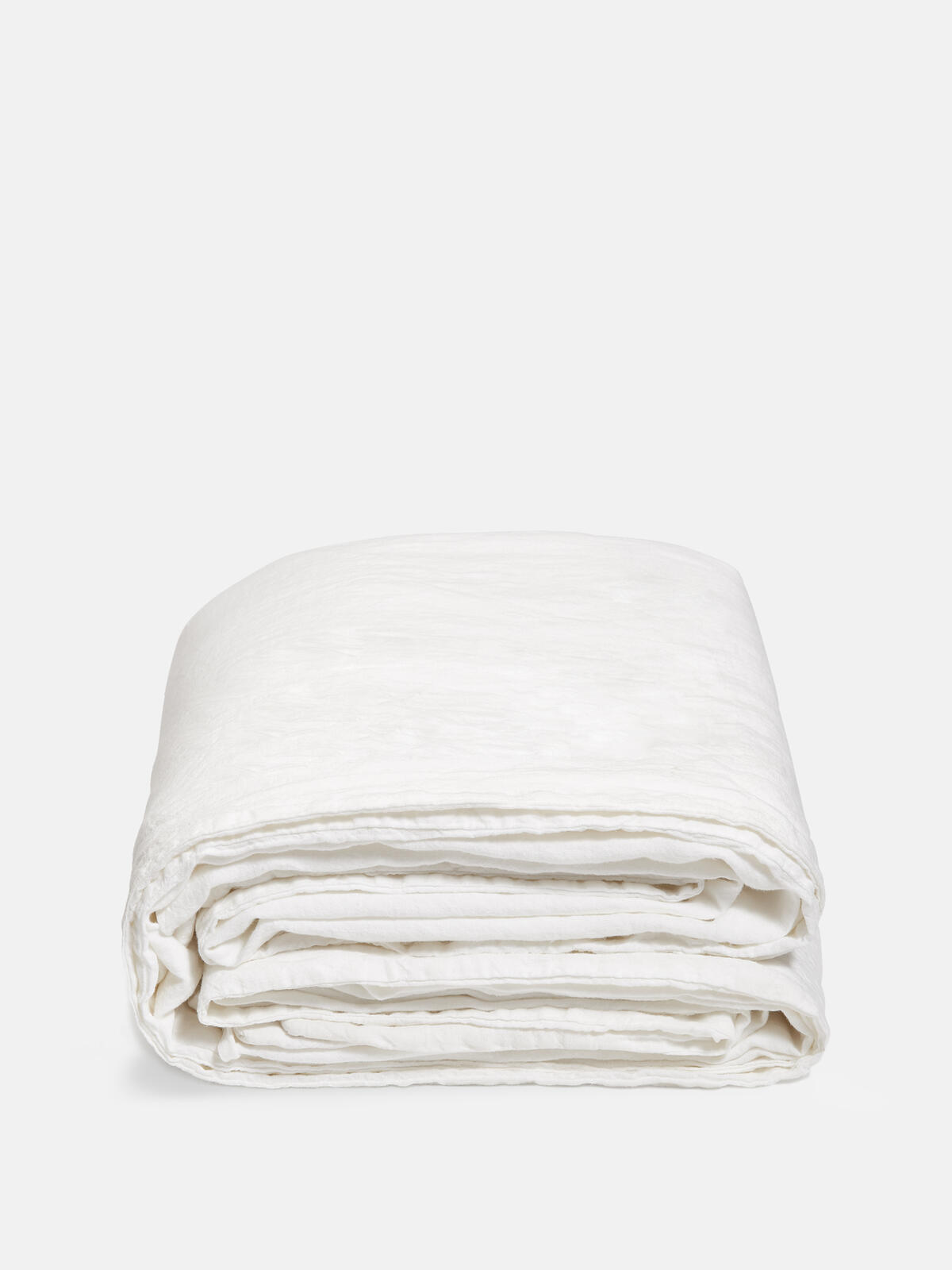 Luna Linen Duvet Cover, White, Double/Full Soho Home