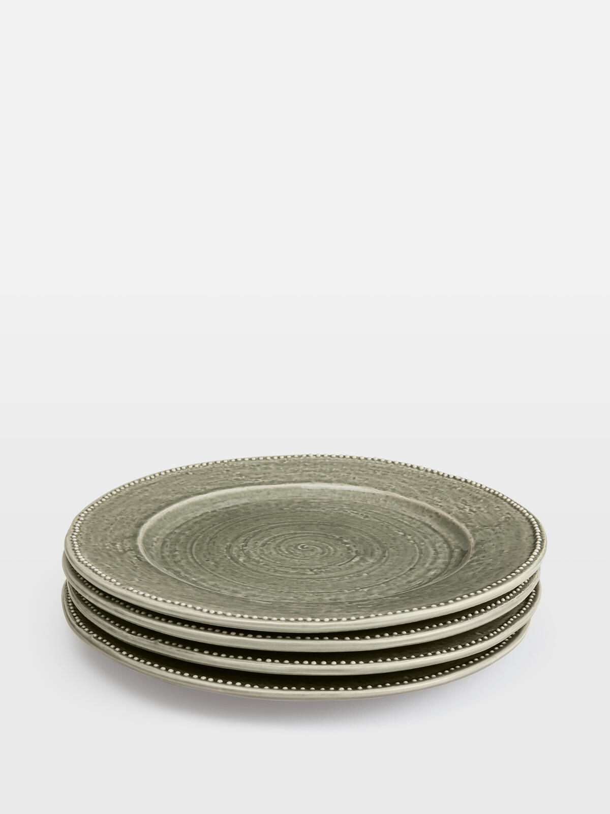 Hillcrest Dinner Plate, Green, Set of Four - Soho Home