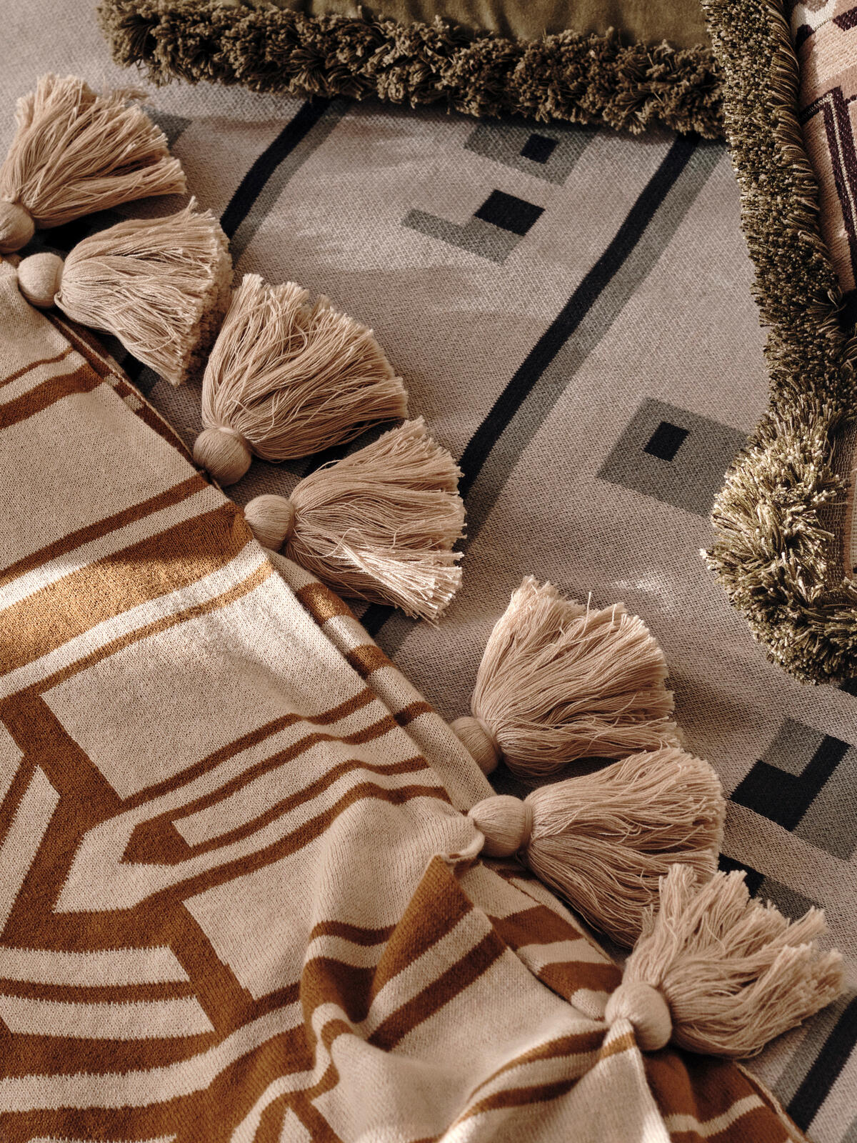 Jordan Blanket, Ochre Soho Home