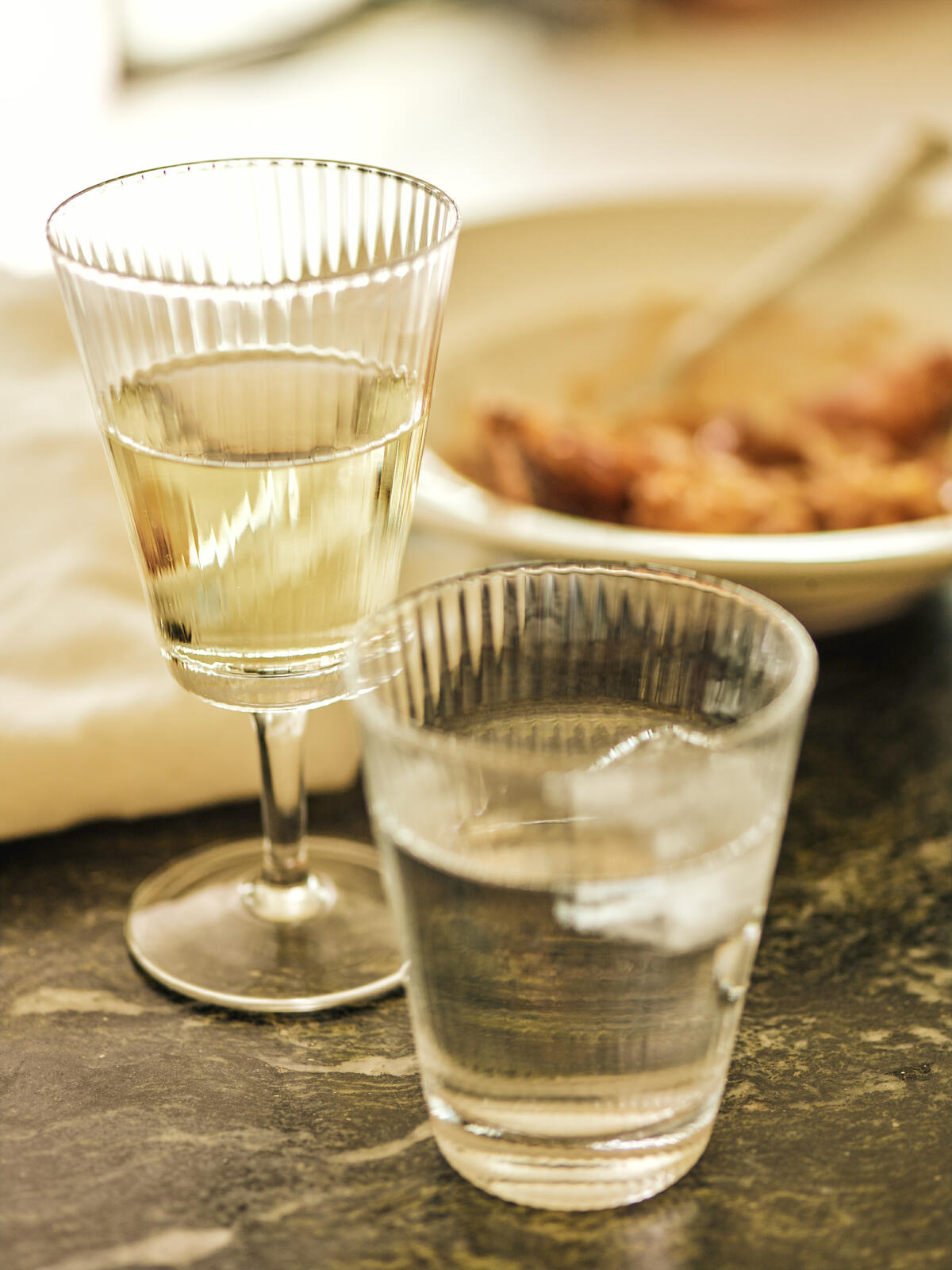 Fluted Rocks Glass, Set of Four Soho Home