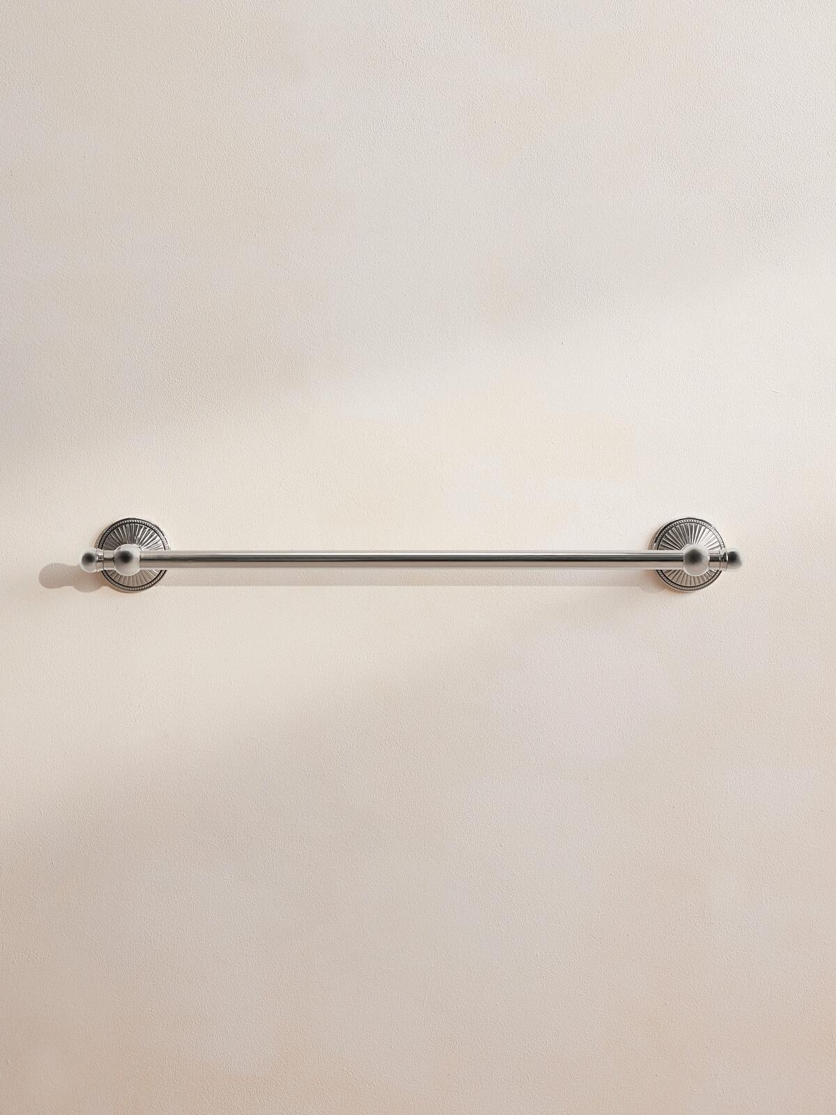 Charlton Nickel Towel Rack, Large - Soho Home