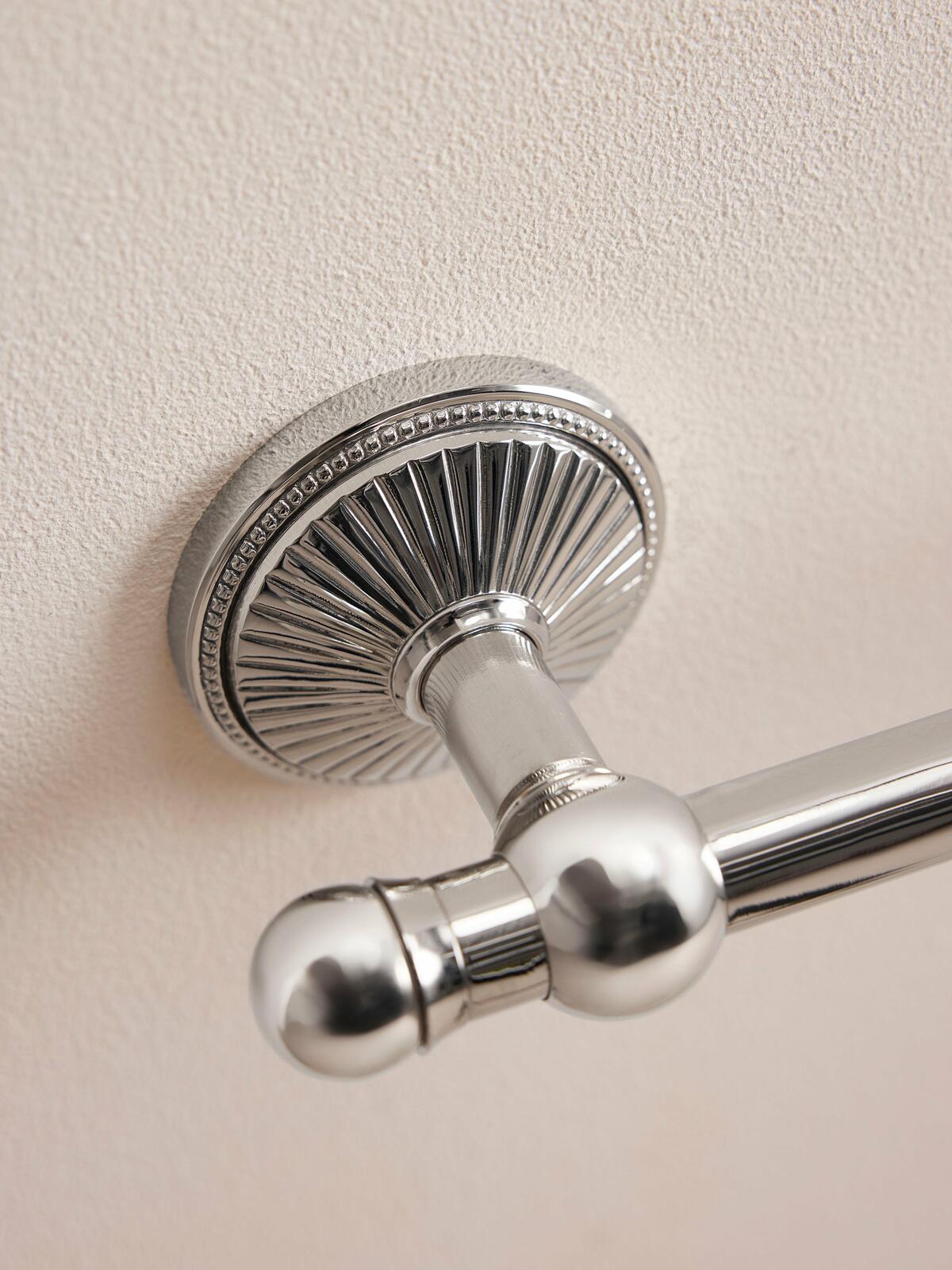Charlton Nickel Towel Rack, Large - Soho Home