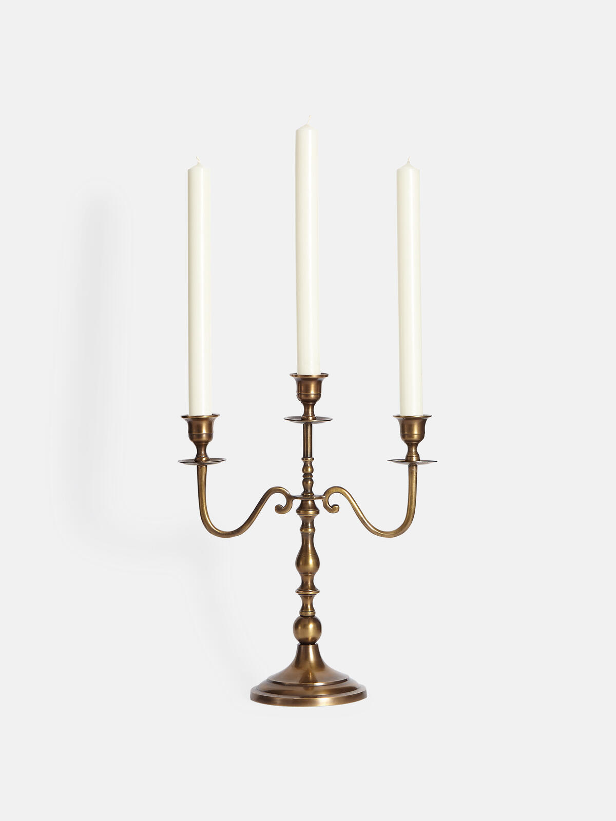 3 Arm House Brass Candelabra Soho Home