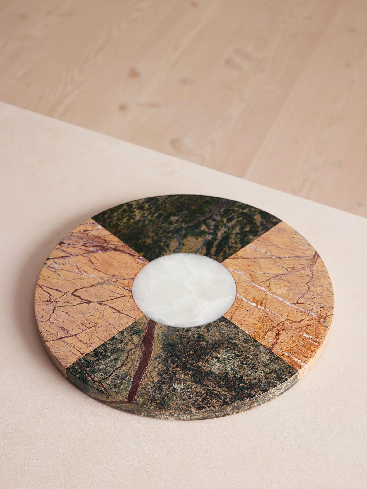 Marble & Wood Serving Board