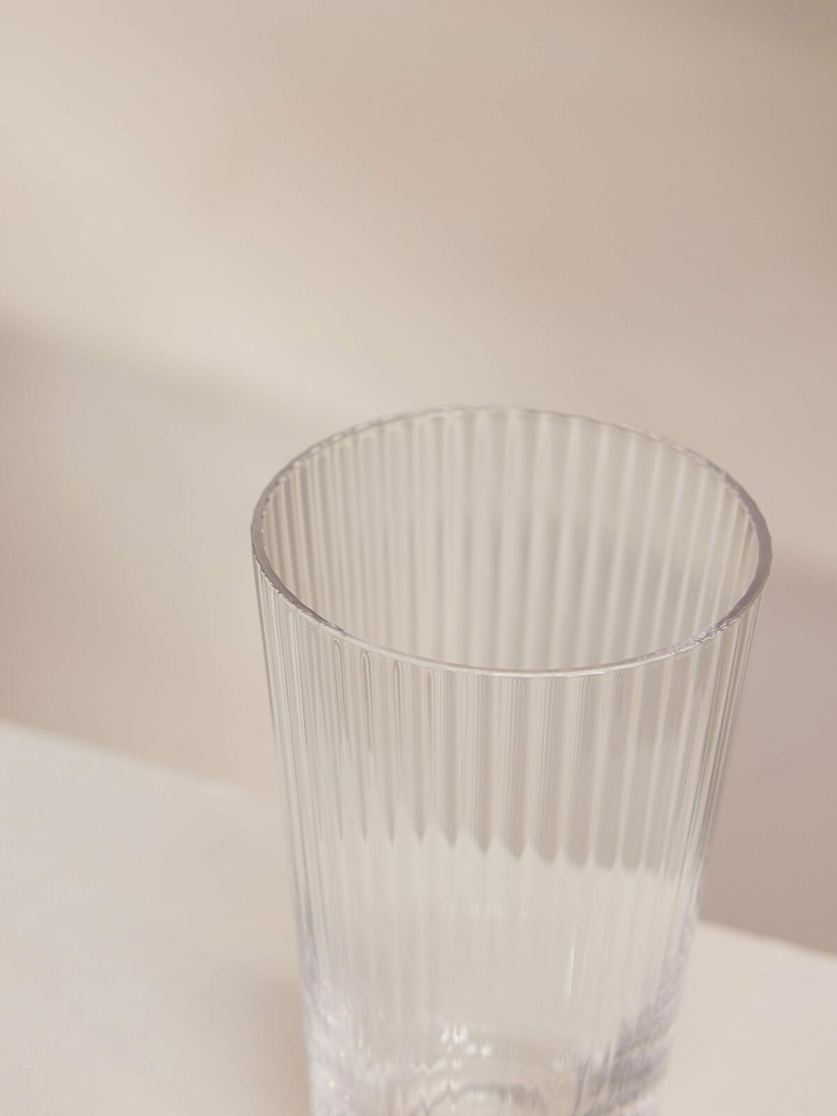 Fluted Highball Glass, Set of Four Soho Home