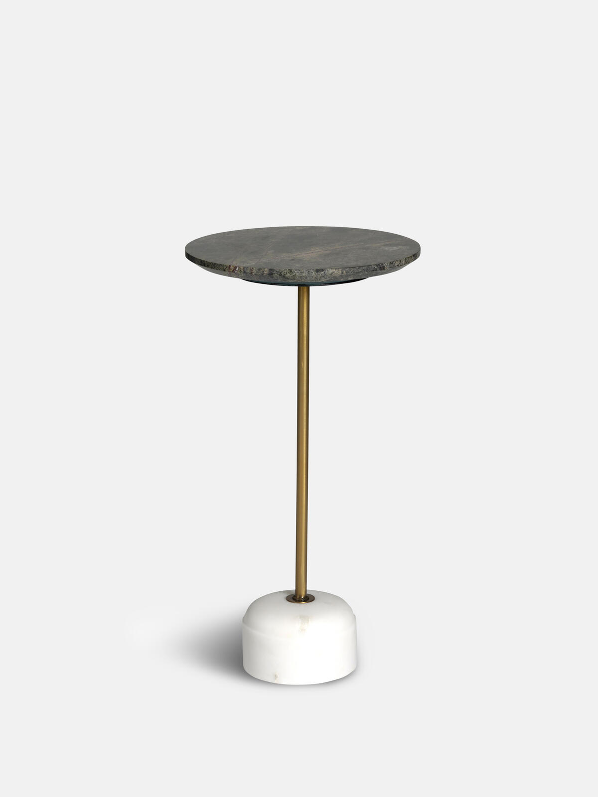 Fleet Side Table, Small/Tall, Jurassic Green Marble Soho Home