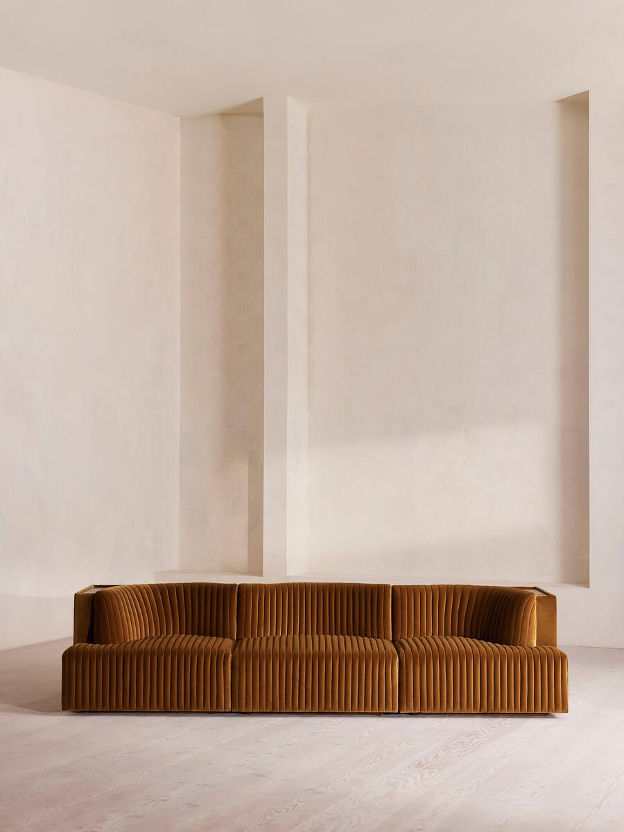 Soho Home Hamish Modular Sofa In Brown