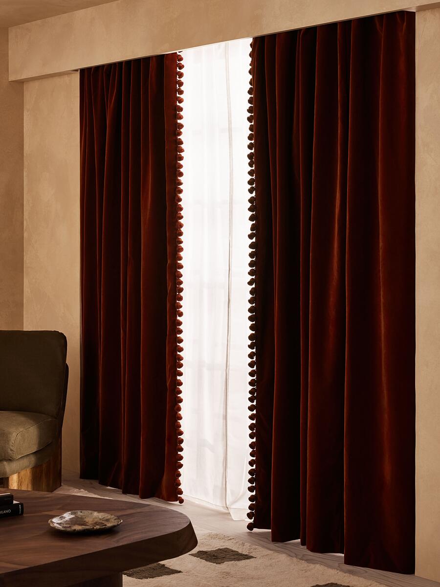 Soho Home Margeaux Velvet Curtains