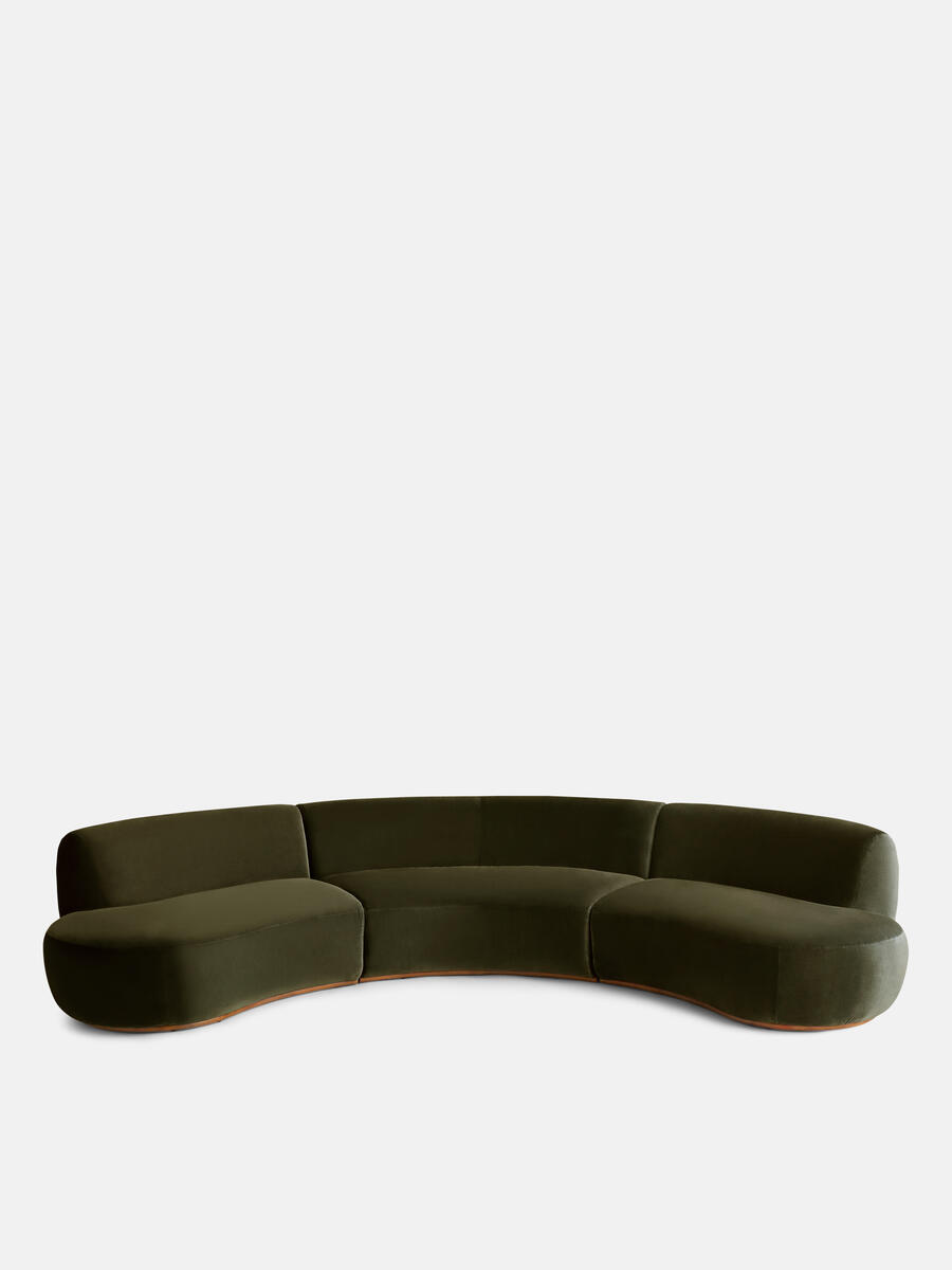 SOHO HOME ALINE SERPENTINE MODULAR SOFA