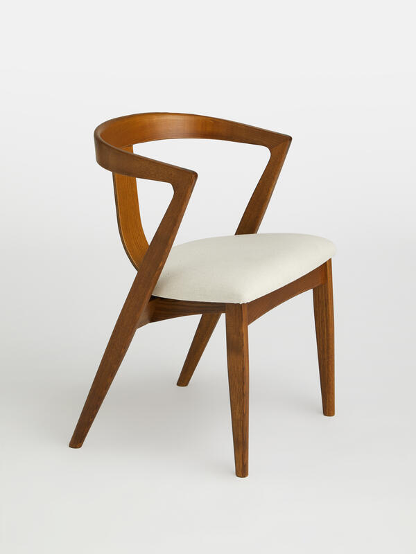 Edwin Dining Chairs, Natural Linen Soho Home