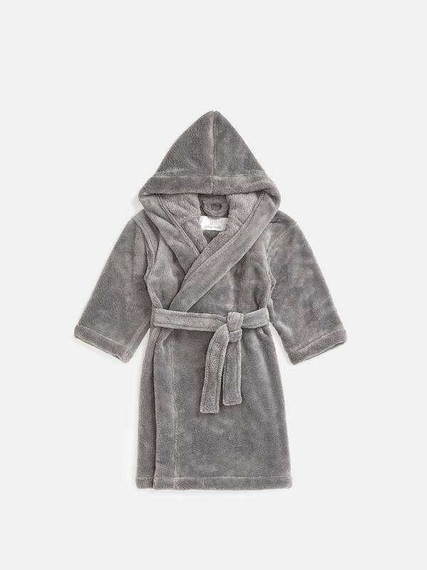 Children's House Robe, Grey, 2 - 5 years - Soho Home