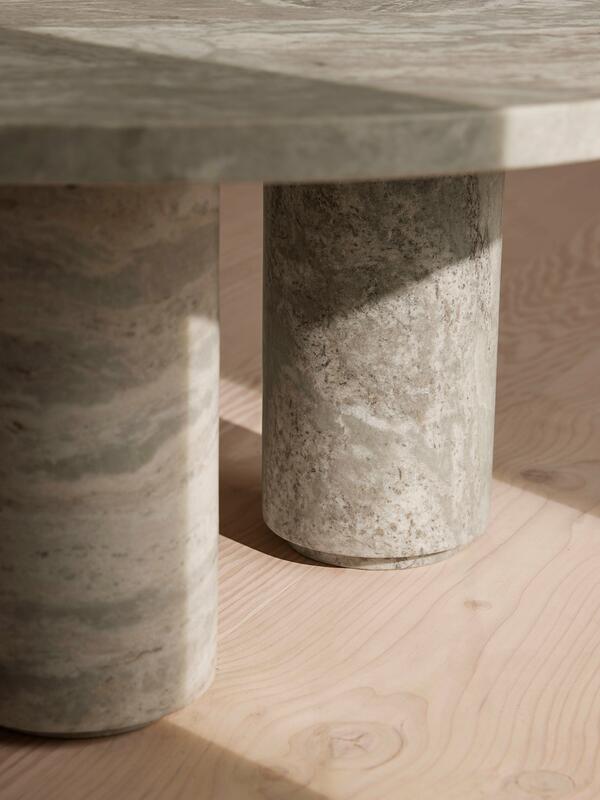 Tisbury Coffee Table, Terra Bianca Marble Soho Home