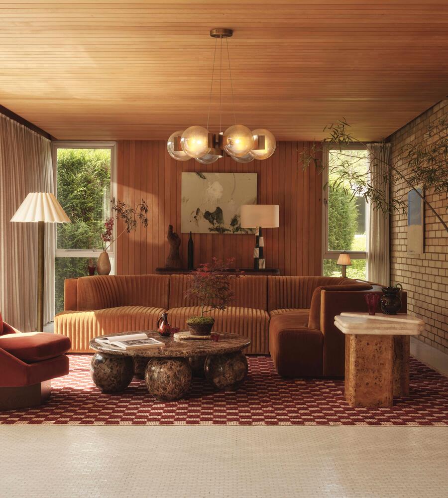 Hamish Modular Sofa, Corner Sofa, Velvet, Mustard