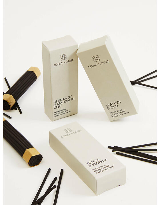 Leather & Oud Incense Soho Home
