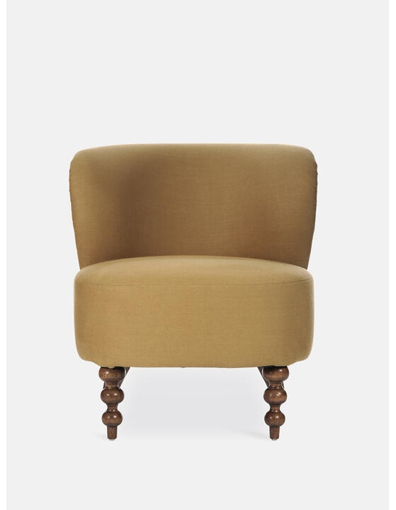 Dolly Chair Mustard Linen Soho Home