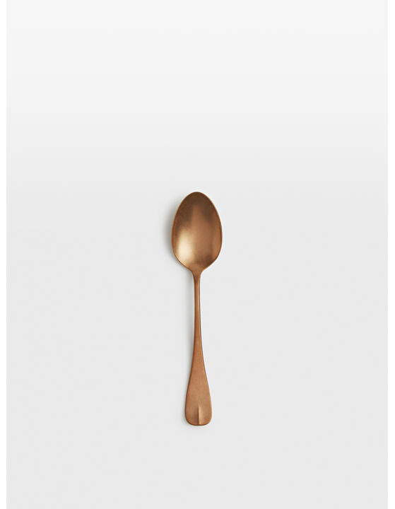 Stonewashed Dinner Spoon, Rose Gold, Set of Four Soho Home