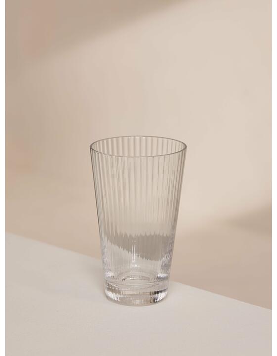 Fluted Highball Glass, Set of Four Soho Home